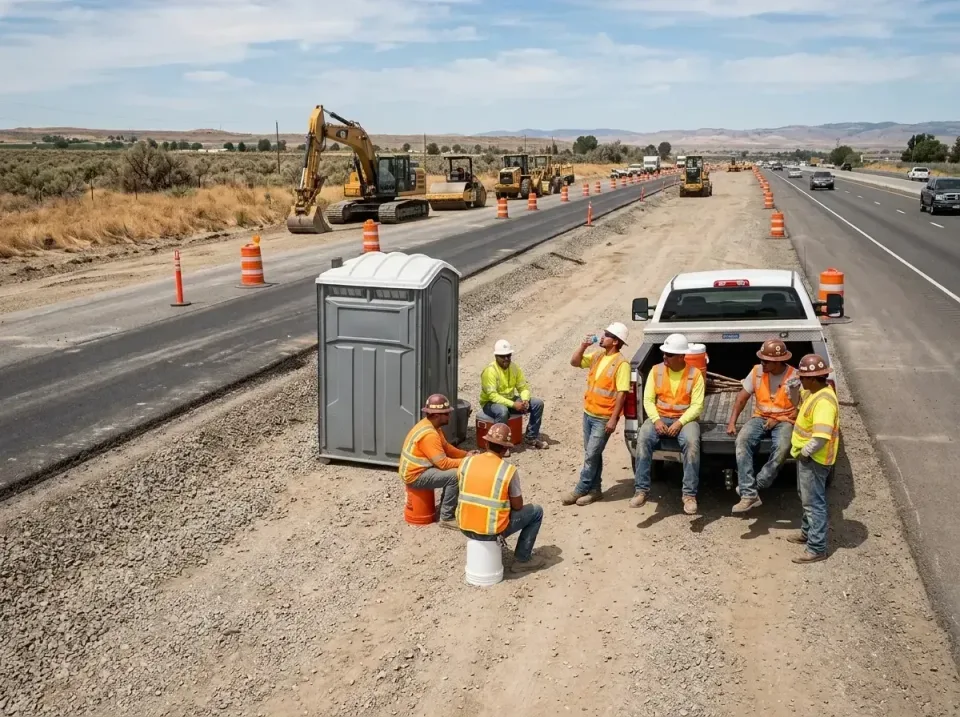 highway-road-construction-crew-007 — frequently asked questions, Porta Potty and Restroom Rentals in Hugo, OK